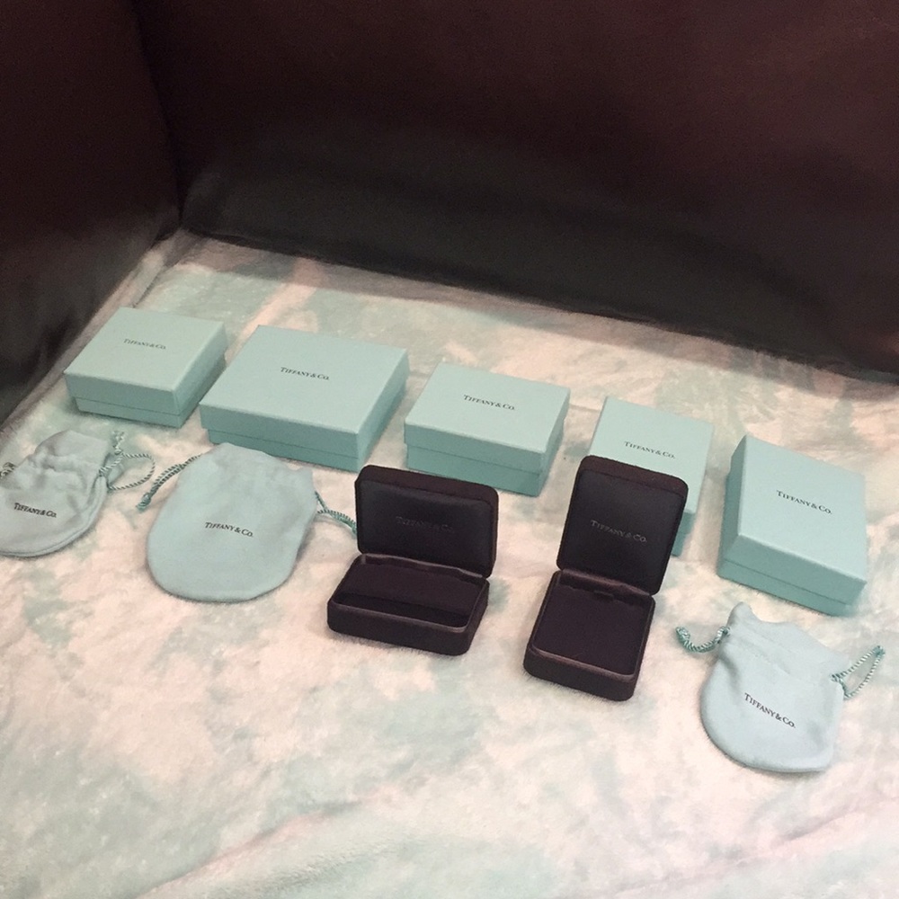 Tiffany & co boxes with dust bag